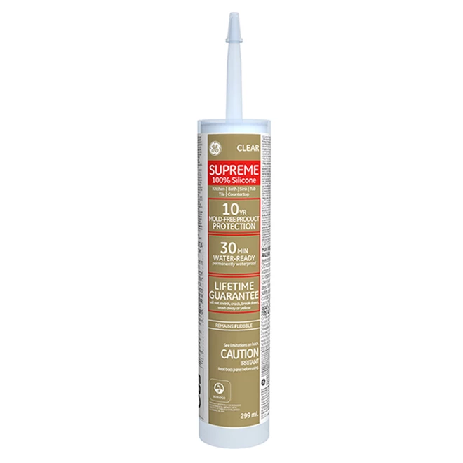 GE Silicone II 299-ml Clear Sealant 3 GE Silicone II 299-ml Clear Sealant
