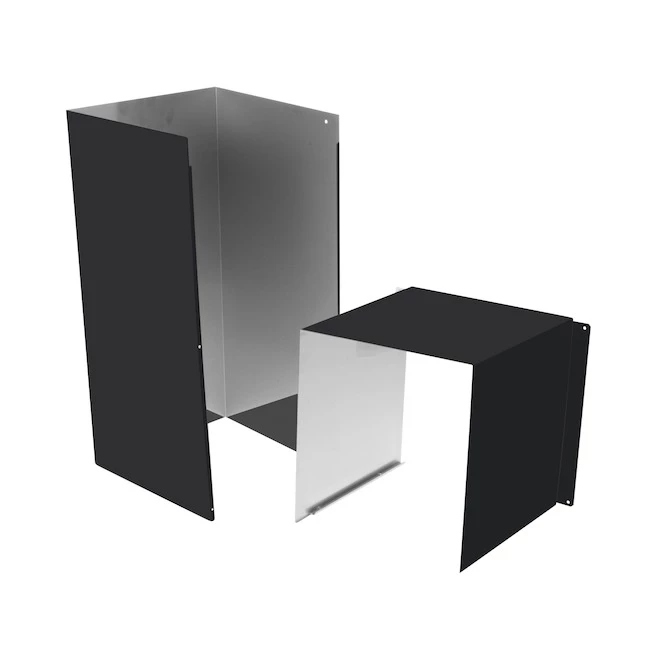 GE Appliances Steel Hood Duct Cover Extension Kit (Matte Black) 3 GE Appliances Steel Hood Duct Cover Extension Kit (Matte Black)