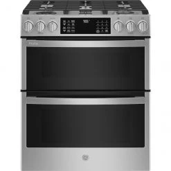Cheap GE Store 5 GE Profile 5-Burners 4.3-cu ft/2.4-cu ft Self-Cleaning Gas Range (Stainless Steel) (30-in)
