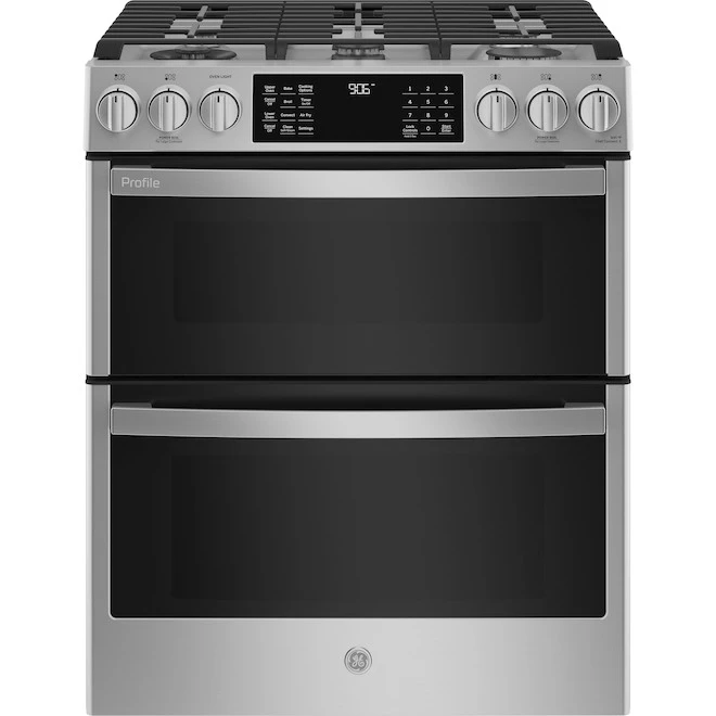 GE Profile 5-Burners 4.3-cu ft/2.4-cu ft Self-Cleaning Gas Range (Stainless Steel) (30-in) 3 GE Profile 5-Burners 4.3-cu ft/2.4-cu ft Self-Cleaning Gas Range (Stainless Steel) (30-in)