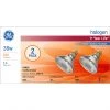 GE Soft White 38W Halogen Outdoor Floodlight PAR38 Light Bulbs (2-Pack)