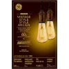 GE Vintage Warm Candle Light 60W Replacement LED Amber Finish Straight Filament ST19 Light Bulbs (2-Pack) 2 GE Vintage Warm Candle Light 60W Replacement LED Amber Finish Straight Filament ST19 Light Bulbs (2-Pack) -Cheap GE Store 32285036 L