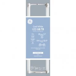 GE Cool White 13 W LED U-Bend G13 Base 22.5-in T8 Light Bulb (1-Pack)