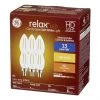 GE Relax HD Soft White 40W Replacement LED Decorative Clear Blunt Tip Candelabra Base BC Light Bulbs (6-Pack) 7 GE Relax HD Soft White 40W Replacement LED Decorative Clear Blunt Tip Candelabra Base BC Light Bulbs (6-Pack) -Cheap GE Store 32285061ba L