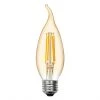 GE Vintage Warm Candle Light 60W Replacement LED Amber Finish Straight Filament Medium Base CAM Light Bulbs (2-Pack) -Cheap GE Store 32285062b L