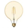 GE Vintage Warm Candle Light 60W Replacement LED Amber Finish Straight Filament Globe G40 Light Bulb (1-Pack) -Cheap GE Store 32285064b L
