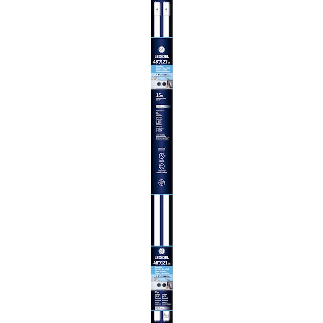 GE Sunshine 32W Replacement LED G13 Base 48-in T8 Tubes (2-Pack) 4 GE Sunshine 32W Replacement LED G13 Base 48-in T8 Tubes (2-Pack) - Image 2