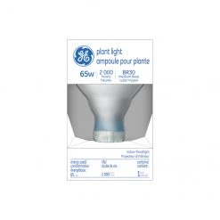 GE Plant Light 65W Incandescent Indoor Floodlight BR30 Light Bulb (1-Pack)