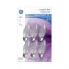 GE Soft White 25W Incandescent Decorative Blunt Tip BM Light Bulb (6-Pack)
