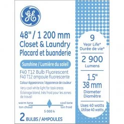 GE Sunshine 40W Fluorescent G13 Base 48-in T12 Tubes (2-Pack)