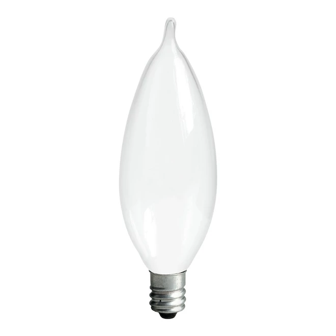 GE Soft White 40W Incandescent Decorative Bent Tip Candelabra Base Light CAC Light Bulb (6-Pack) 4 GE Soft White 40W Incandescent Decorative Bent Tip Candelabra Base Light CAC Light Bulb (6-Pack) - Image 2