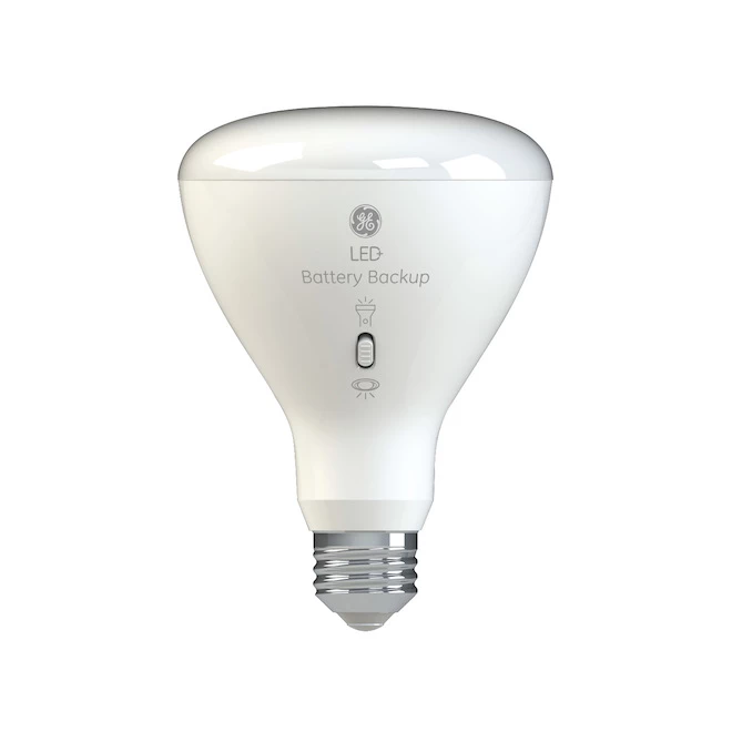 GE LED+ Battery Backup Soft White 65W Replacement LED Indoor Floodlight BR30 Light Bulb (1-Pack) 4 GE LED+ Battery Backup Soft White 65W Replacement LED Indoor Floodlight BR30 Light Bulb (1-Pack) - Image 2