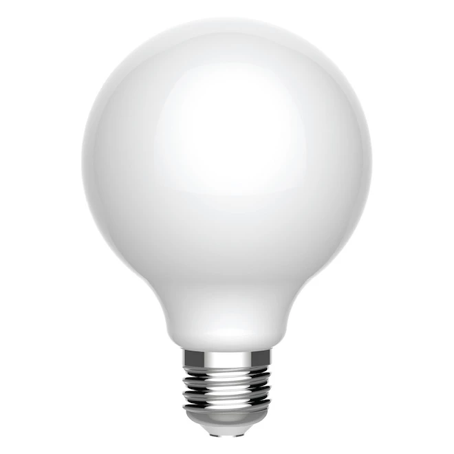 GE Relax HD Soft White 40W Replacement LED Decorative Globe White Medium Base G25 Light Bulbs (2-Pack) 4 GE Relax HD Soft White 40W Replacement LED Decorative Globe White Medium Base G25 Light Bulbs (2-Pack) - Image 2