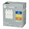 GE Soft White 40W Replacement LED Decorative Clear Blunt Tip Candelabra Base BC Light Bulbs (6-Pack) -Cheap GE Store 32285203ba L