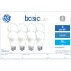 GE Daylight 60W Replacement LED General Purpose A19 Light Bulbs (8-Pack)