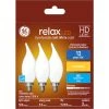 GE Relax HD Soft White 60W Replacement LED Decorative White Bent Tip Candelabra Base CAC Light Bulbs (3-Pack) 1 GE Relax HD Soft White 60W Replacement LED Decorative White Bent Tip Candelabra Base CAC Light Bulbs (3-Pack) -Cheap GE Store 32285329a L