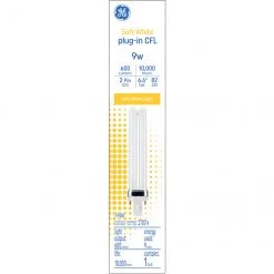 GE Soft White 9W Plug-in CFL G23 Base 6.6-in F9BX Light Bulb (1-Pack)