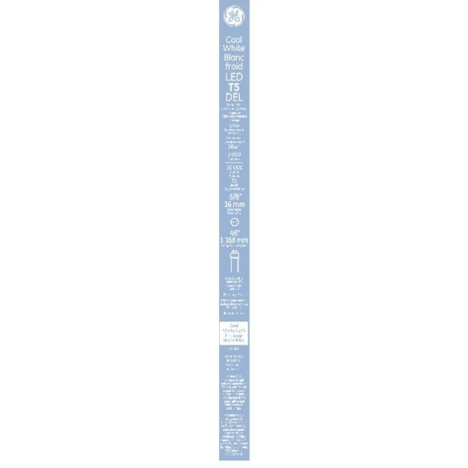 GE Cool White 54 W Replacement LED 46-in T5 Tube (1-Pack) 3 GE Cool White 54 W Replacement LED 46-in T5 Tube (1-Pack)