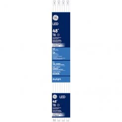 GE Daylight 32W Replacement LED G13 Base 48-in T8 Tube (8-Pack)