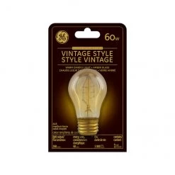 GE Vintage 60W Incandescent Amber Finish A15 Light Bulb (1-Pack)