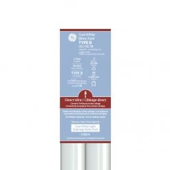 GE Cool White 59 W Replacement LED Direct Wire Fa8 Base 96-in T8 Light Bulbs (2-Pack)